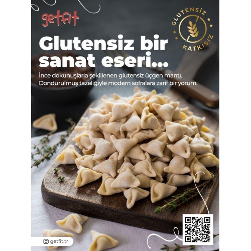 GLUTENSİZ MANTI 450 gr
