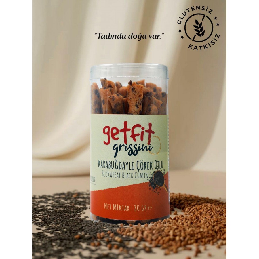 GLUTENSİZ ÇÖREKOTLU GRİSSİNİ