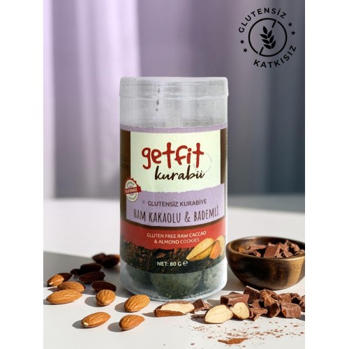 GLUTENSİZ HAM KAKAOLU&BADEMLİ KURABİYE
